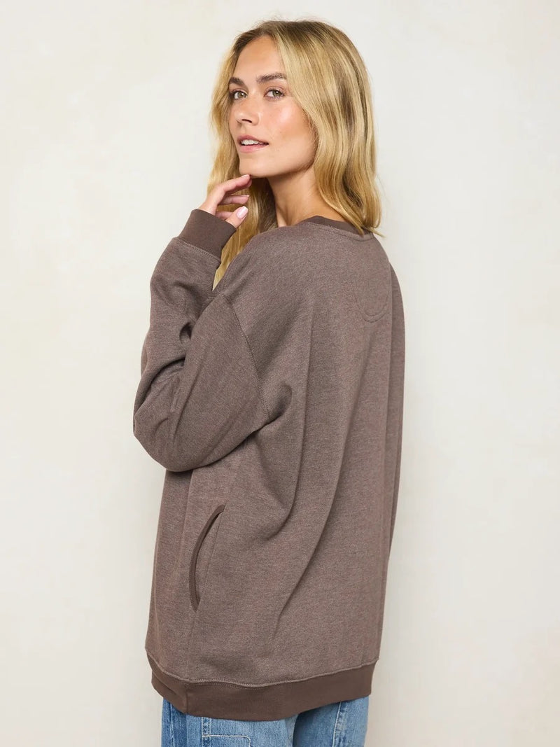 Natural Life Comfy Pocket Sweatshirt - Happy Cabin