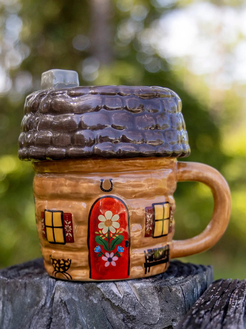 Natural Life® Cabin Mug With Lid - Cup Of Cozy