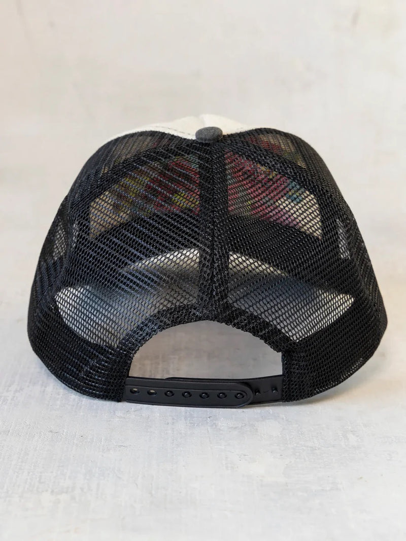 Natural Life Needlepoint Trucker Hat - Flower