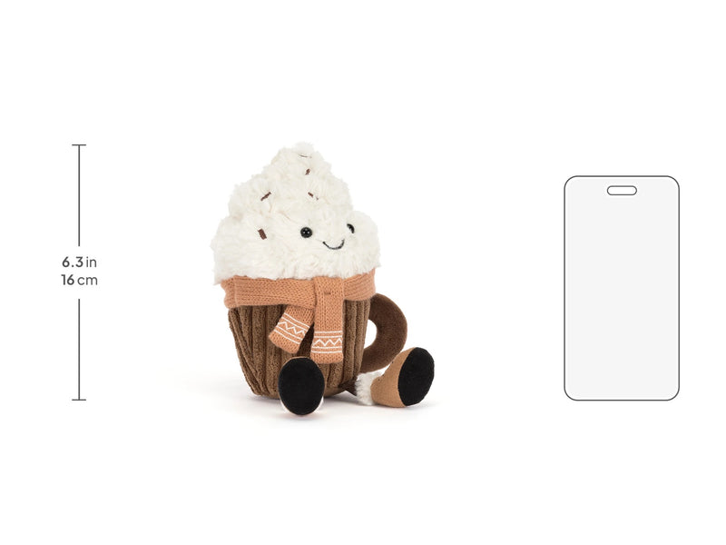 Jellycat Amuseables Scarffles Hot Chocolate Plush