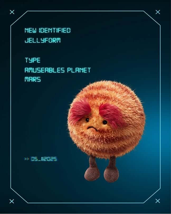Jellycat Amuseables Planet Mars Plush