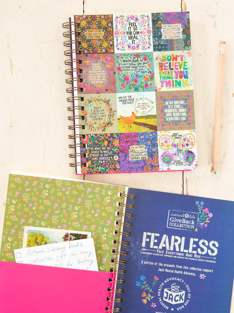 Natural Life® Spiral Notebook - Fearless