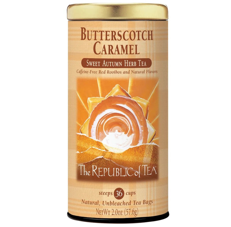 The Republic of Tea - Butterscotch Caramel Herbal Tea Bags