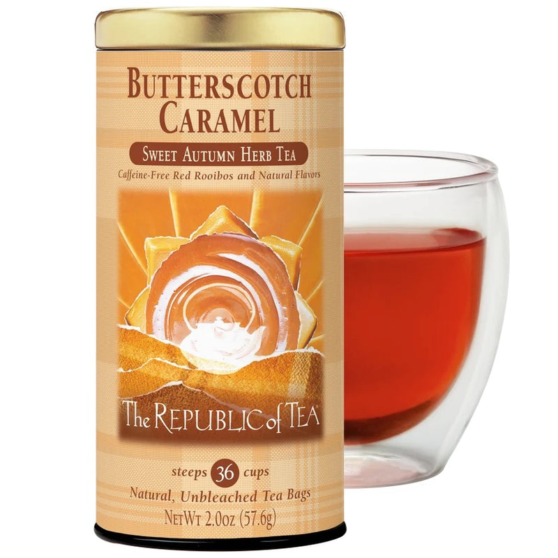The Republic of Tea - Butterscotch Caramel Herbal Tea Bags