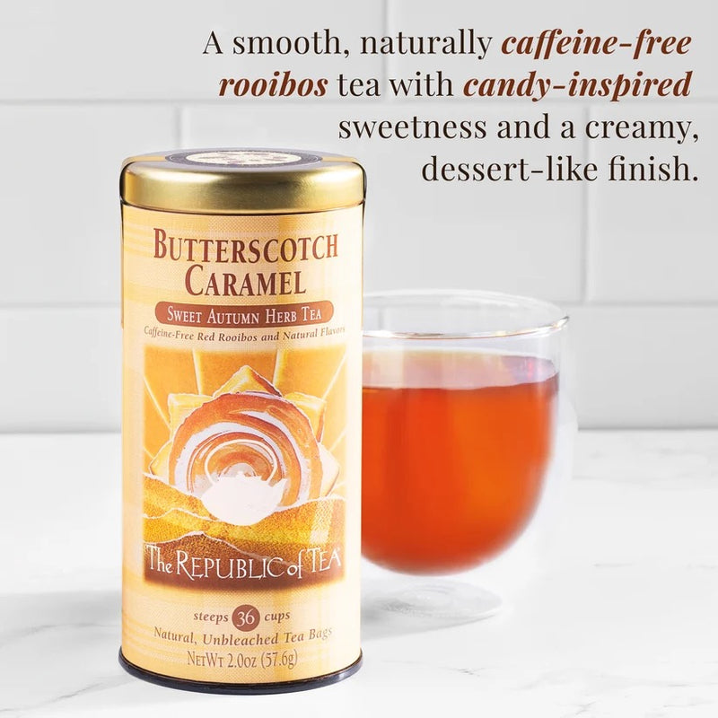 The Republic of Tea - Butterscotch Caramel Herbal Tea Bags