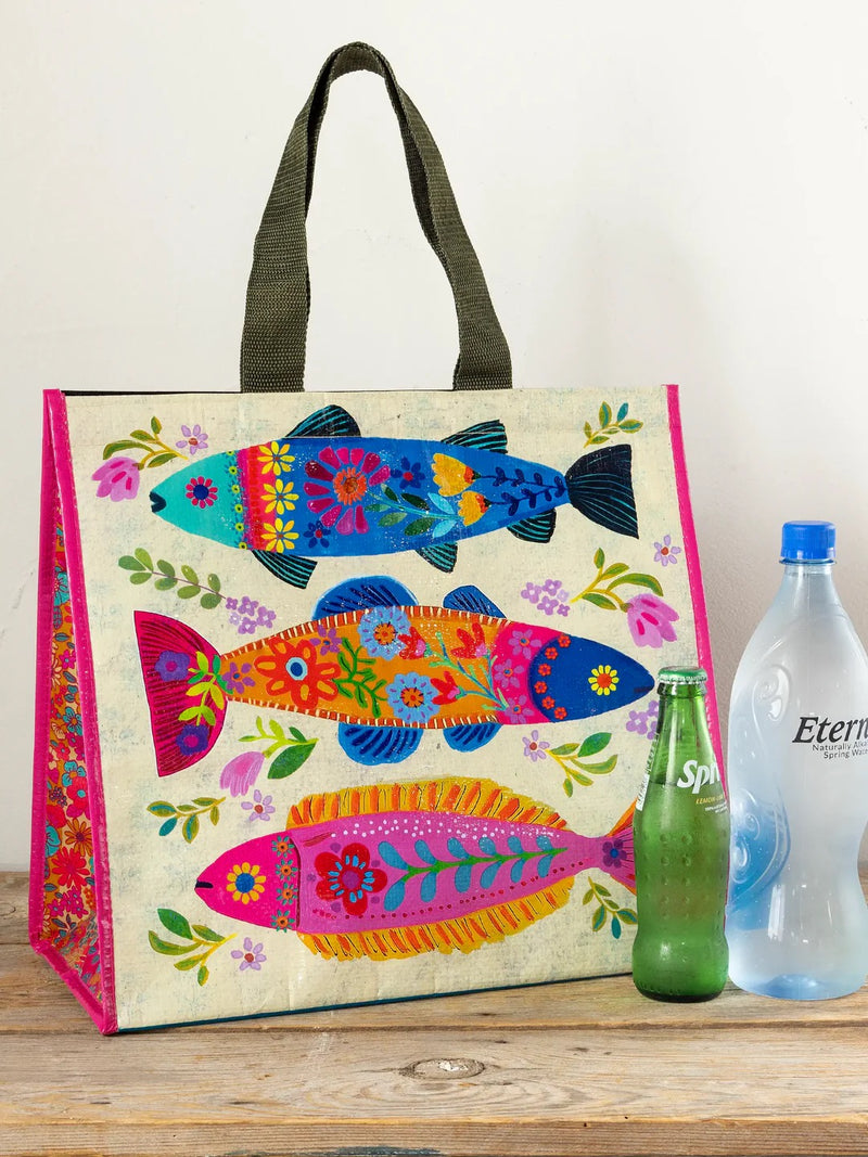 Natural Life Insulated Cooler Tote - Fish