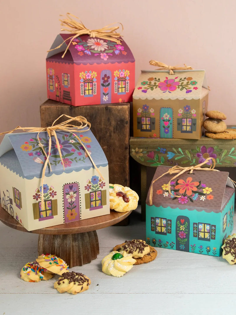 Natural Life Little Cottage Gift Boxes, Set of 20