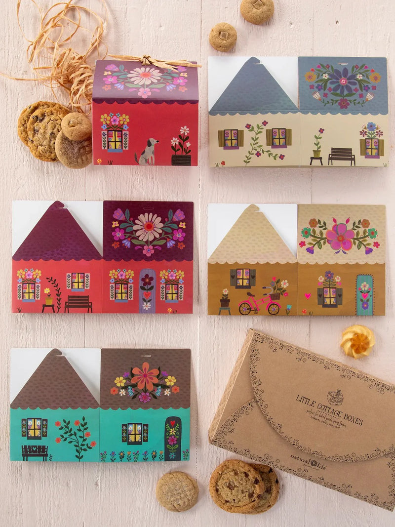Natural Life Little Cottage Gift Boxes, Set of 20