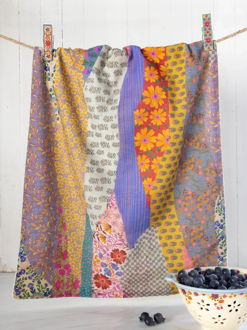 Natural Life Cotton Dish Towel - Garden Waves