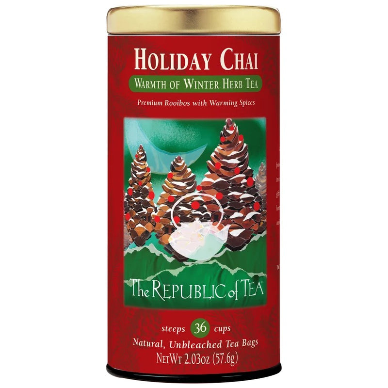The Republic of Tea - Holiday Chai Herbal Tea Bags