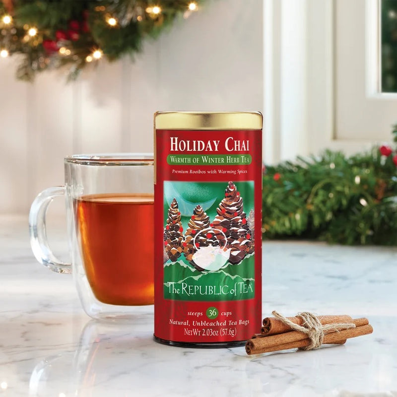 The Republic of Tea - Holiday Chai Herbal Tea Bags