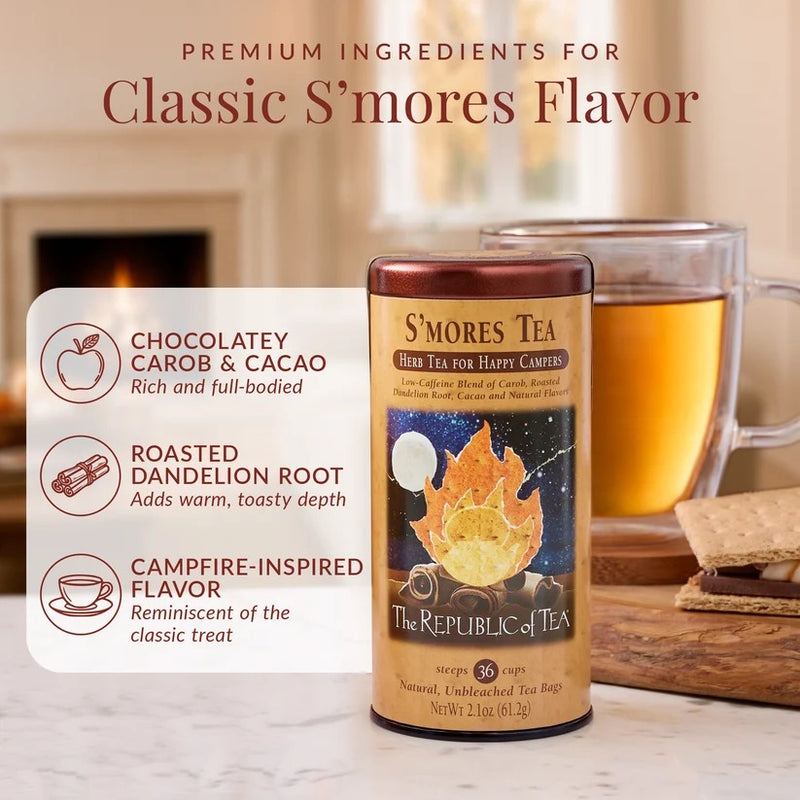 The Republic of Tea -S'mores Herbal Tea Bags