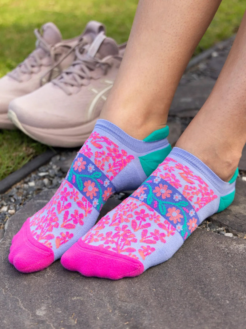 Natural Life Favorite Fitness Socks, Set of 3 - Coral