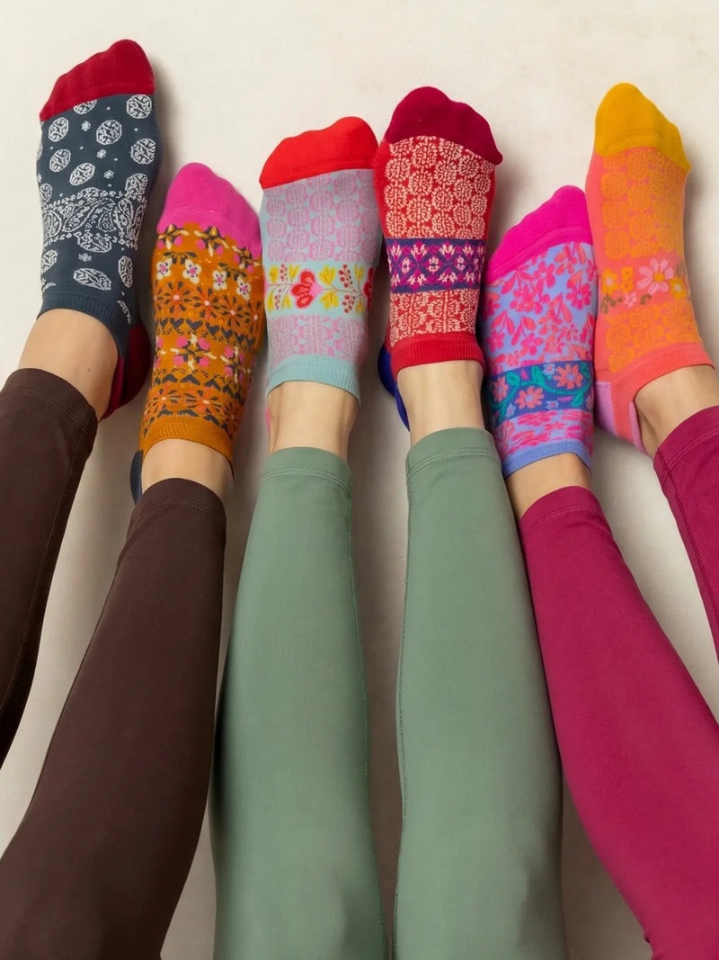Natural Life Favorite Fitness Socks, Set of 3 - Navy