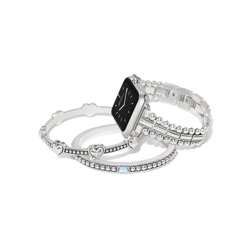 Brighton Pretty Tough Silver Watch Band