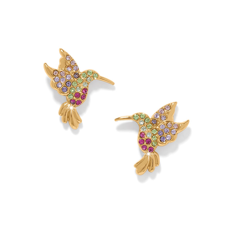 Brighton Enchanting Gem Hummingbird  Post Earrings