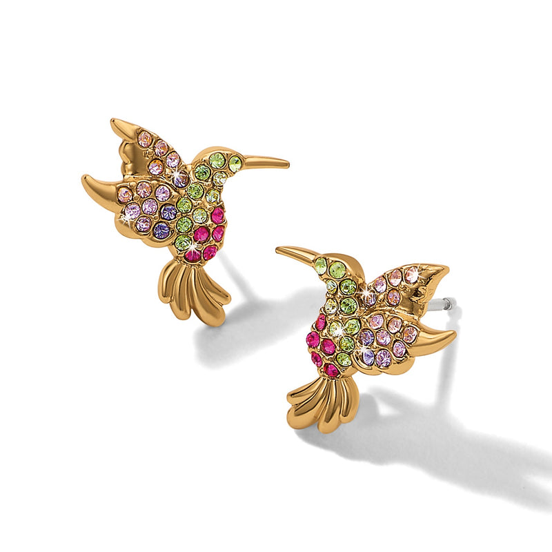 Brighton Enchanting Gem Hummingbird  Post Earrings