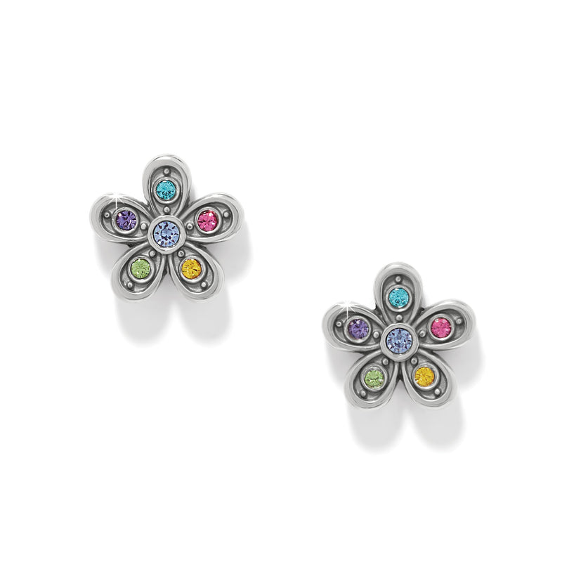Brighton Enchanting Gem Flower Post Earrings
