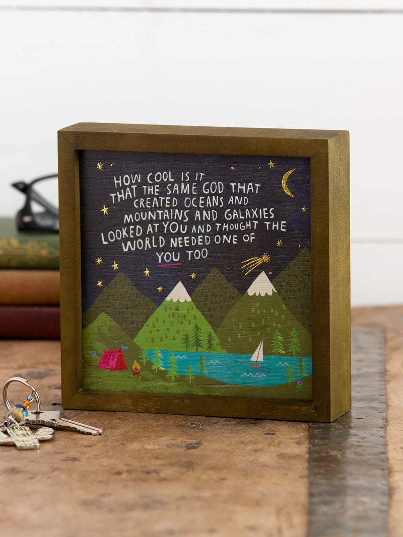 Natural Life Little Box Sign - How Cool Is It