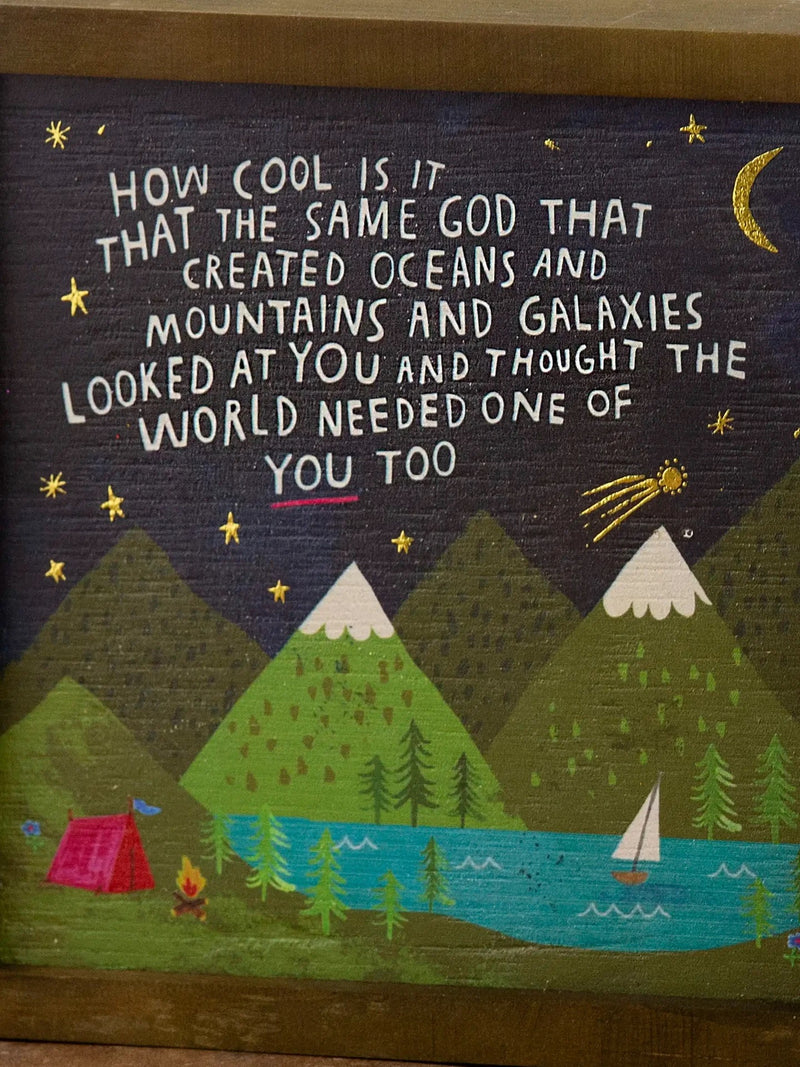 Natural Life Little Box Sign - How Cool Is It