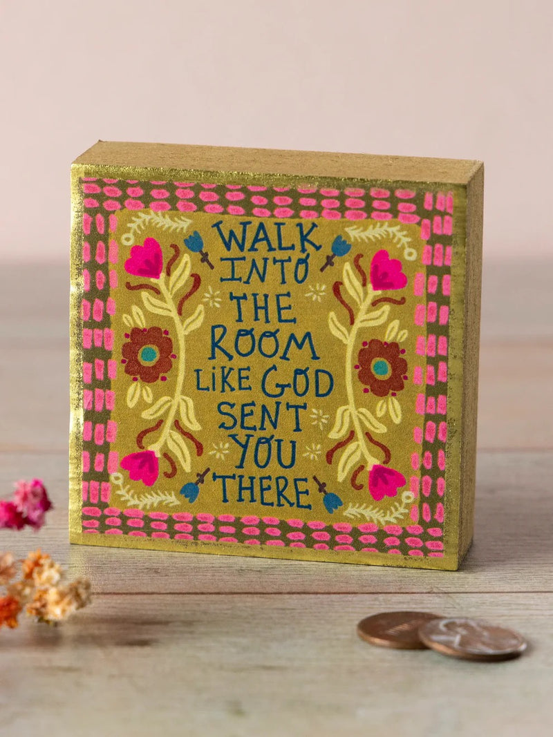 Natural Life Tiny Wood Block Keepsake