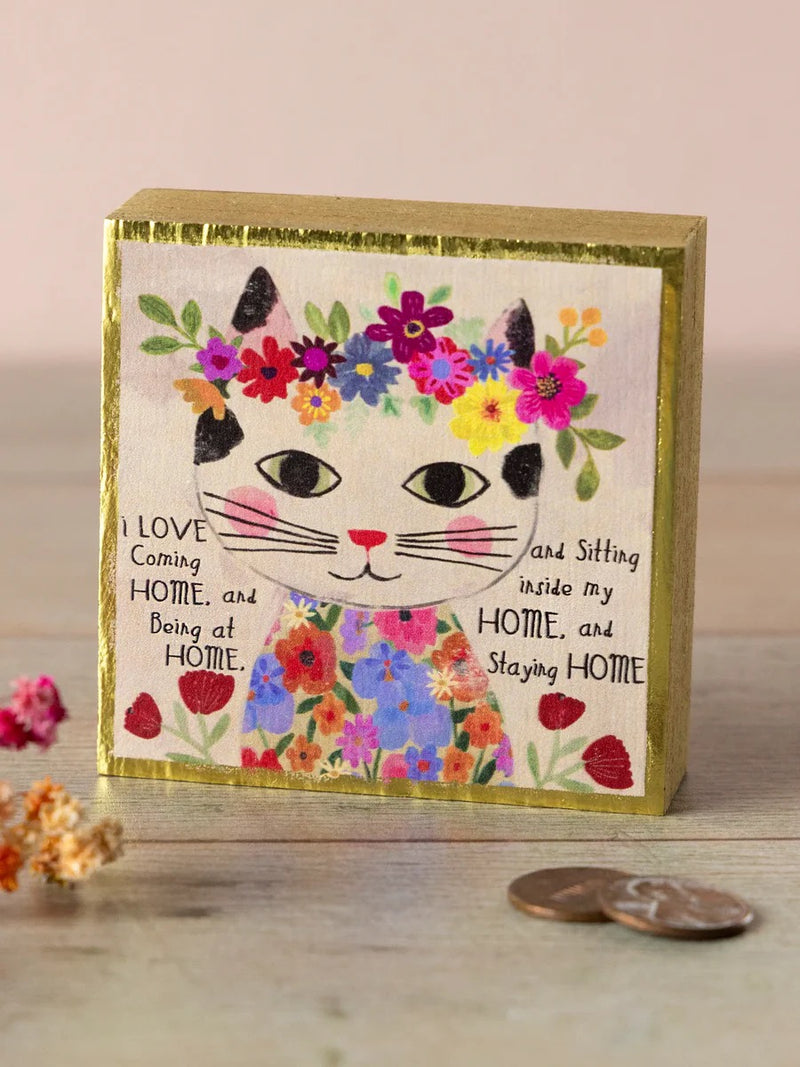 Natural Life Tiny Wood Block Keepsake