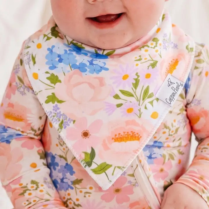 Copper Pearl Baby Bandana Bibs - Set of 4 (Assorted prints)