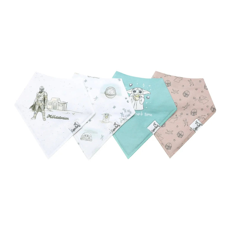 Copper Pearl Baby Bandana Bibs - Set of 4 (Assorted prints)