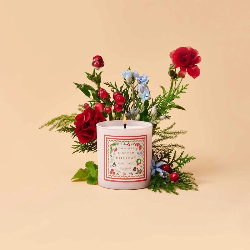 Rifle Paper Co. Holly Jolly Nutcracker Holiday 9oz Glass Candle
