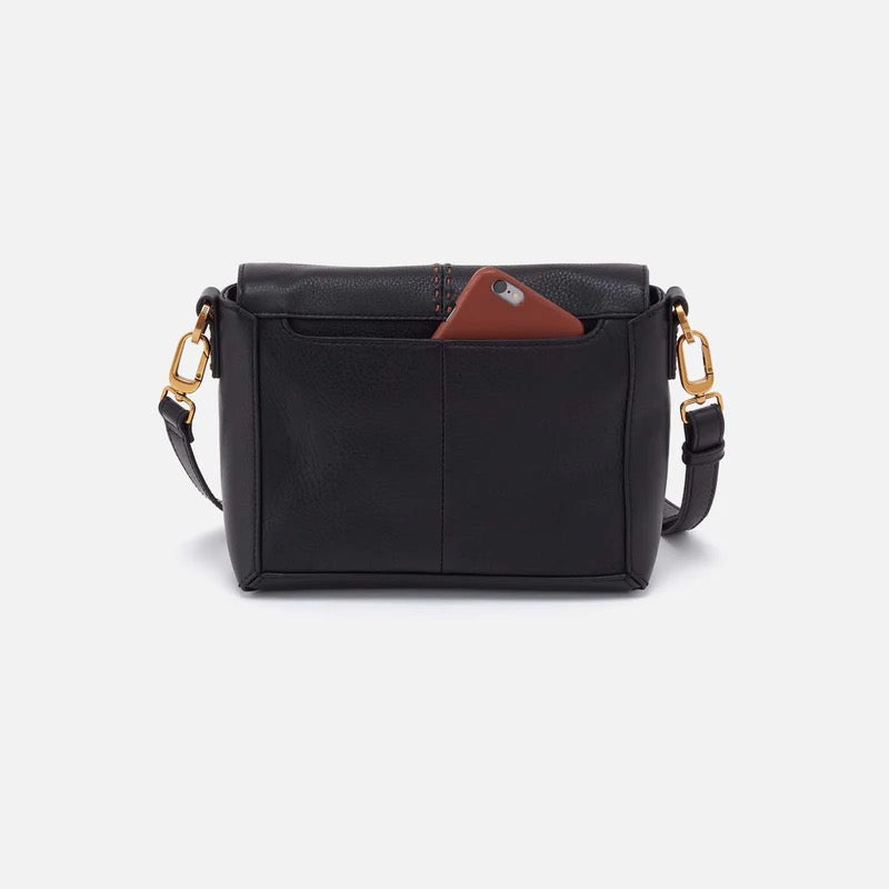 HOBO Austin Flap Crossbody - Black