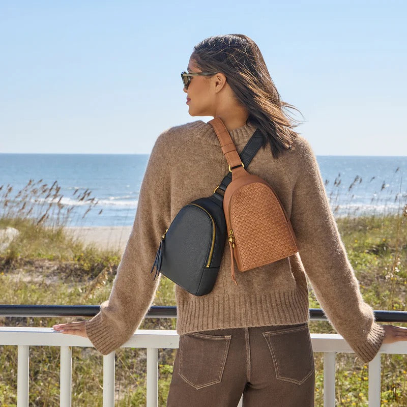 HOBO Fern Sling Bag - Washed Leather | Harvest Wheat