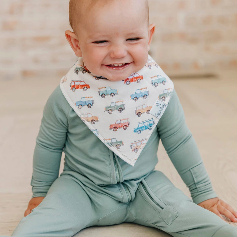 Copper Pearl Baby Bandana Bibs - Set of 4 (Assorted prints)