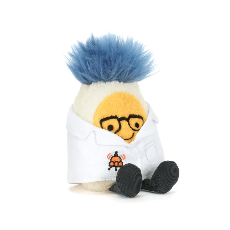 Jellycat Amuseables Boiled Egg Scientist Outfit Plush