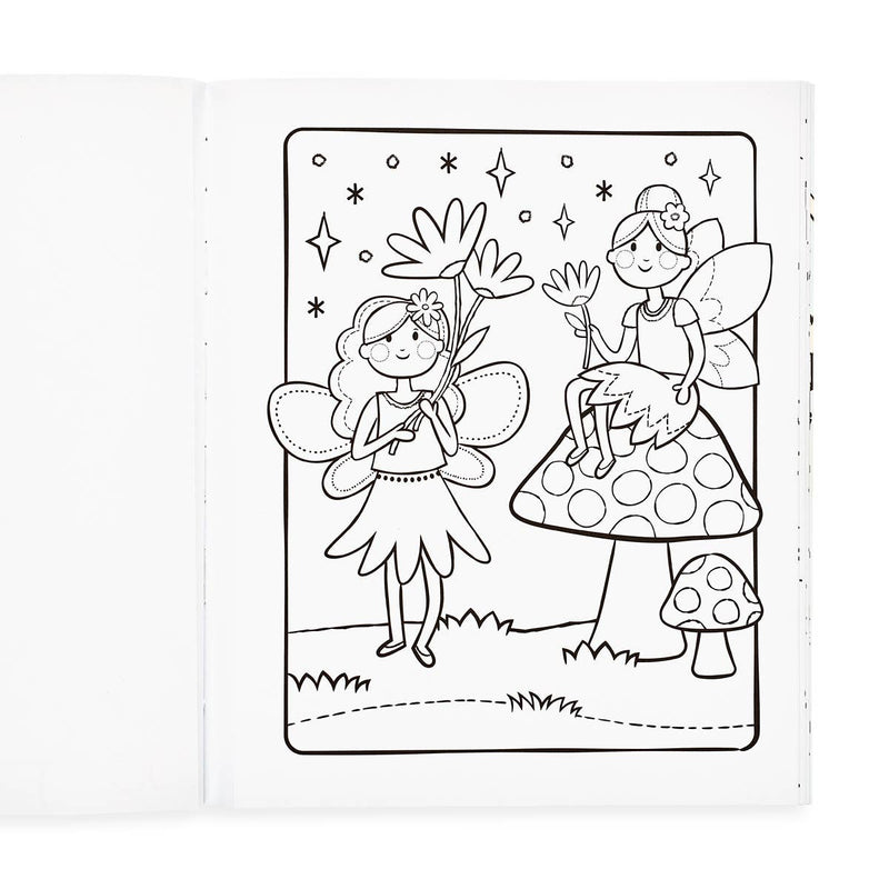 OOLY - Color-in' Book: Princess & Fairies (8" x 10";31 Pages)