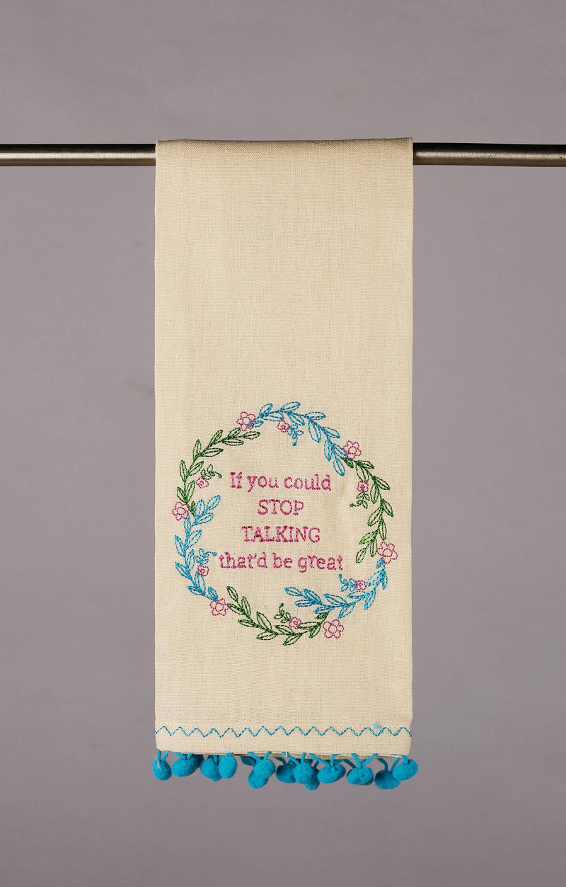 Peking Handicraft - Stop Talking Kitchen Towel