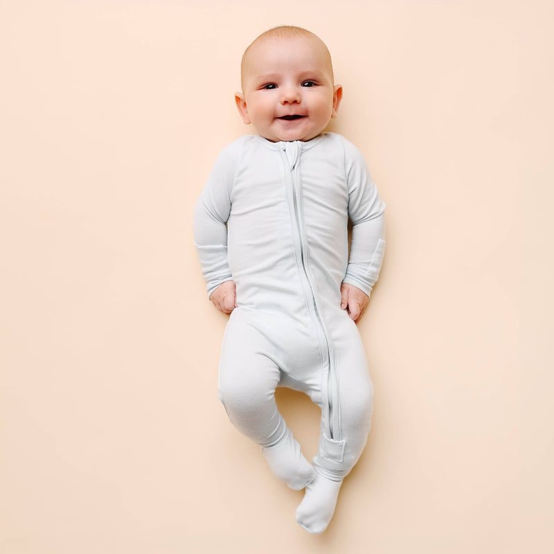 Copper Pearl - Zip-Up Footie Pajama - Air