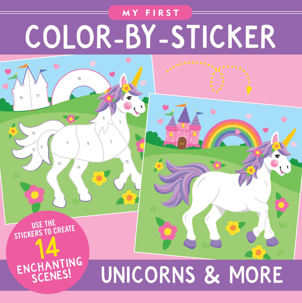 Peter Pauper Press - Unicorns & More First Color by Sticker Book