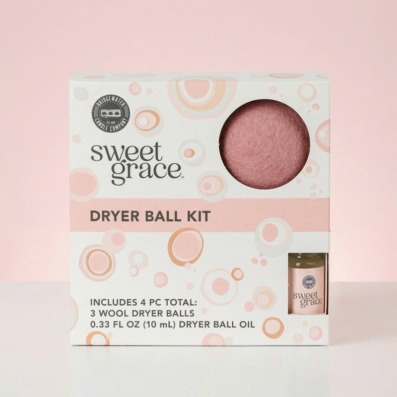 Sweet Grace Collection - Sweet Grace Wool Dryer Ball Kit | Luxury Laundry, 3pk