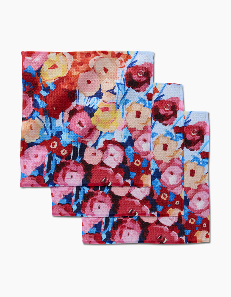 Geometry - Strawberry Basket Dishcloth Set