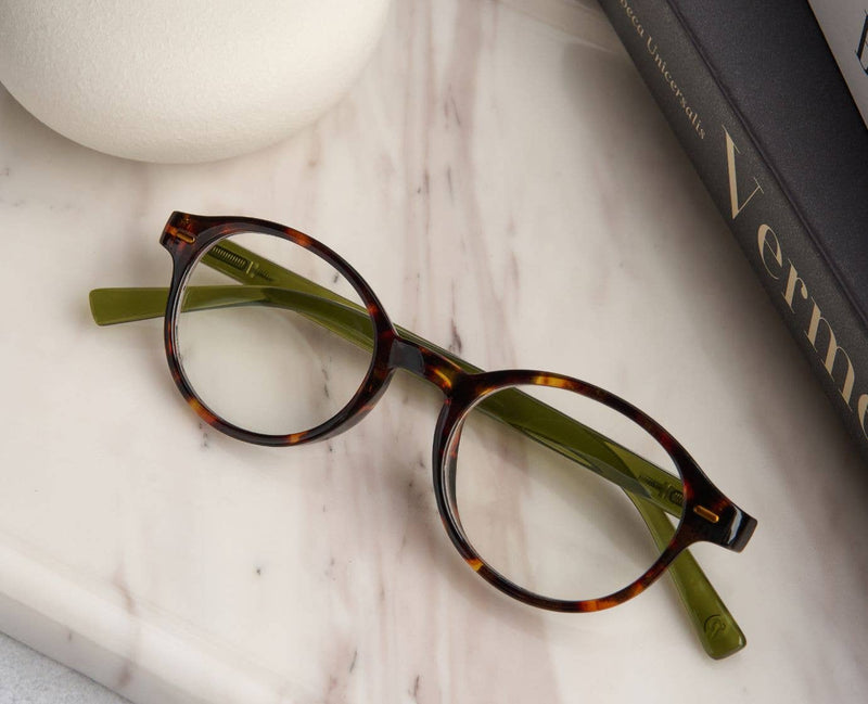 Peepers - Dawson - Tortoise/Green (Blue Light)