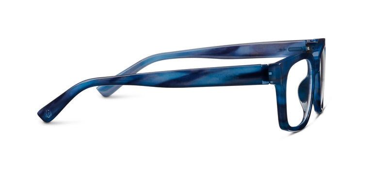 Peepers - Brady (Blue Light): Navy Horn / Reading / 2.25