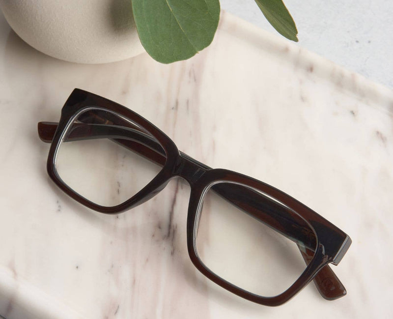 Peepers - Brady (Blue Light): Navy Horn / Reading / 2.25