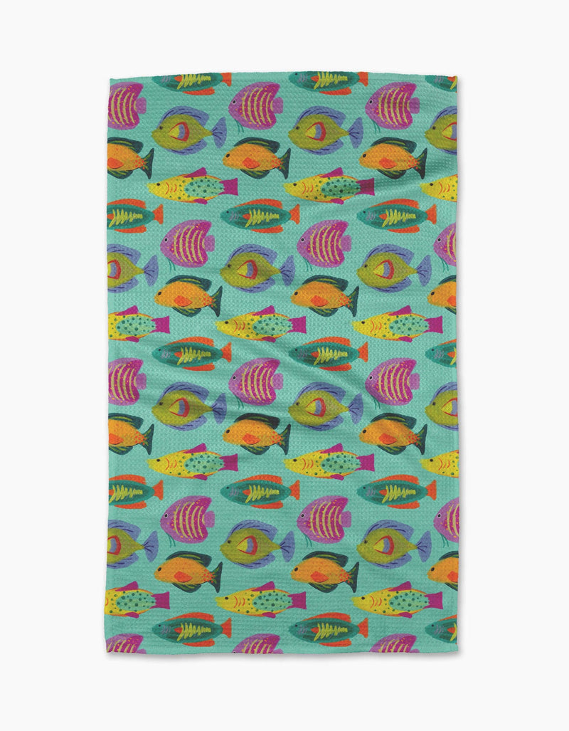 Geometry - Schooling Tea Towel