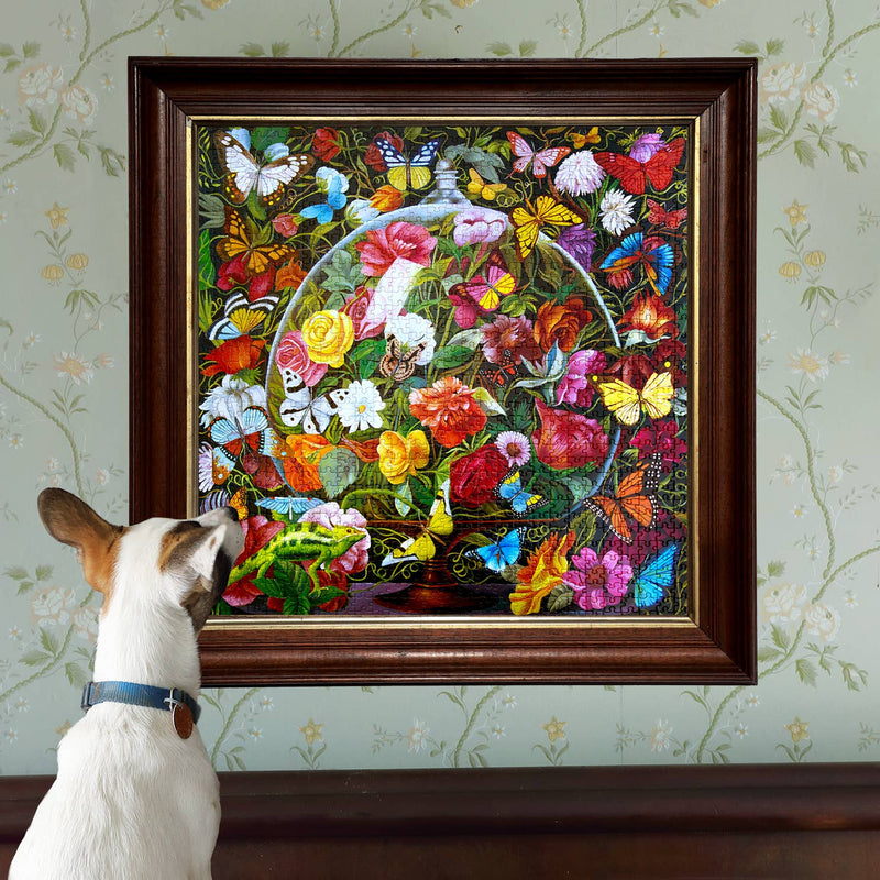 eeBoo - Butterfly Still Life 1000 Piece Puzzle