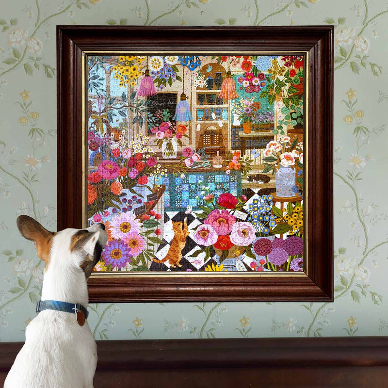eeBoo - English Flower Shop 1000 Piece Puzzle