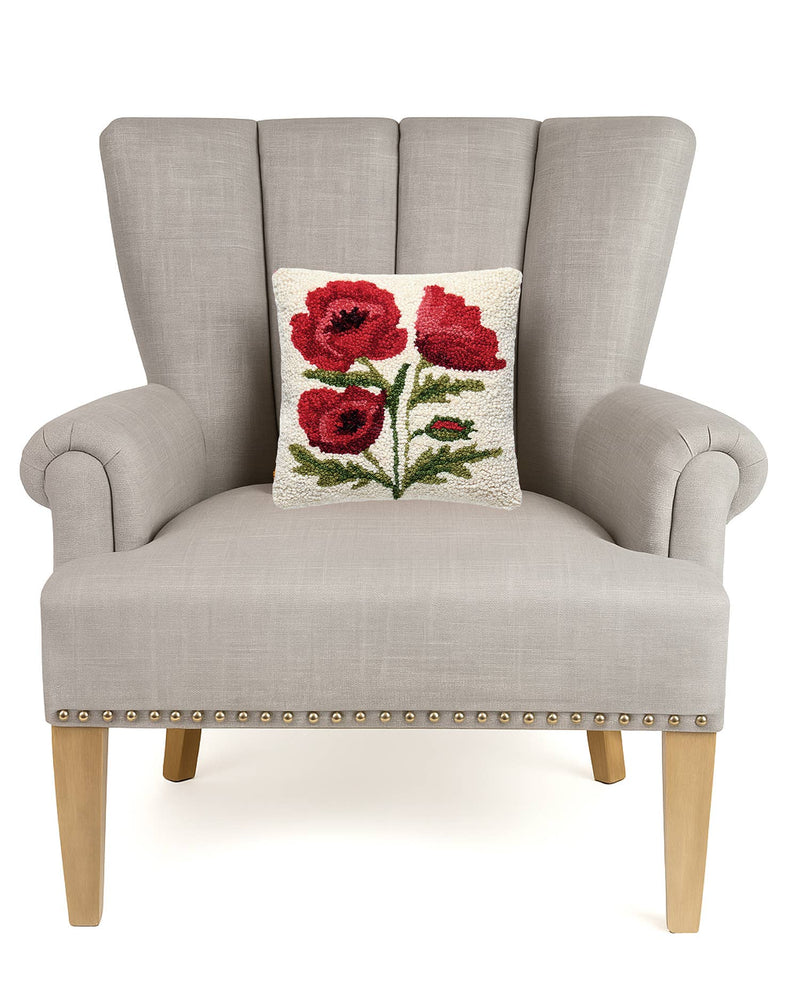 Peking Handicraft - PoppiesHook Pillow