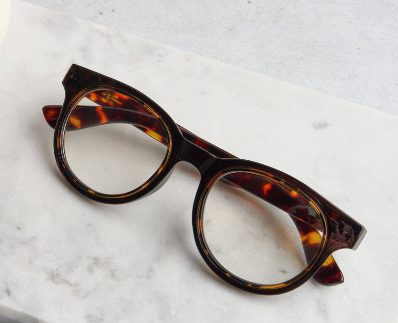 Peepers - Olympia (Blue Light): Coffee/Tortoise / No Correction / None