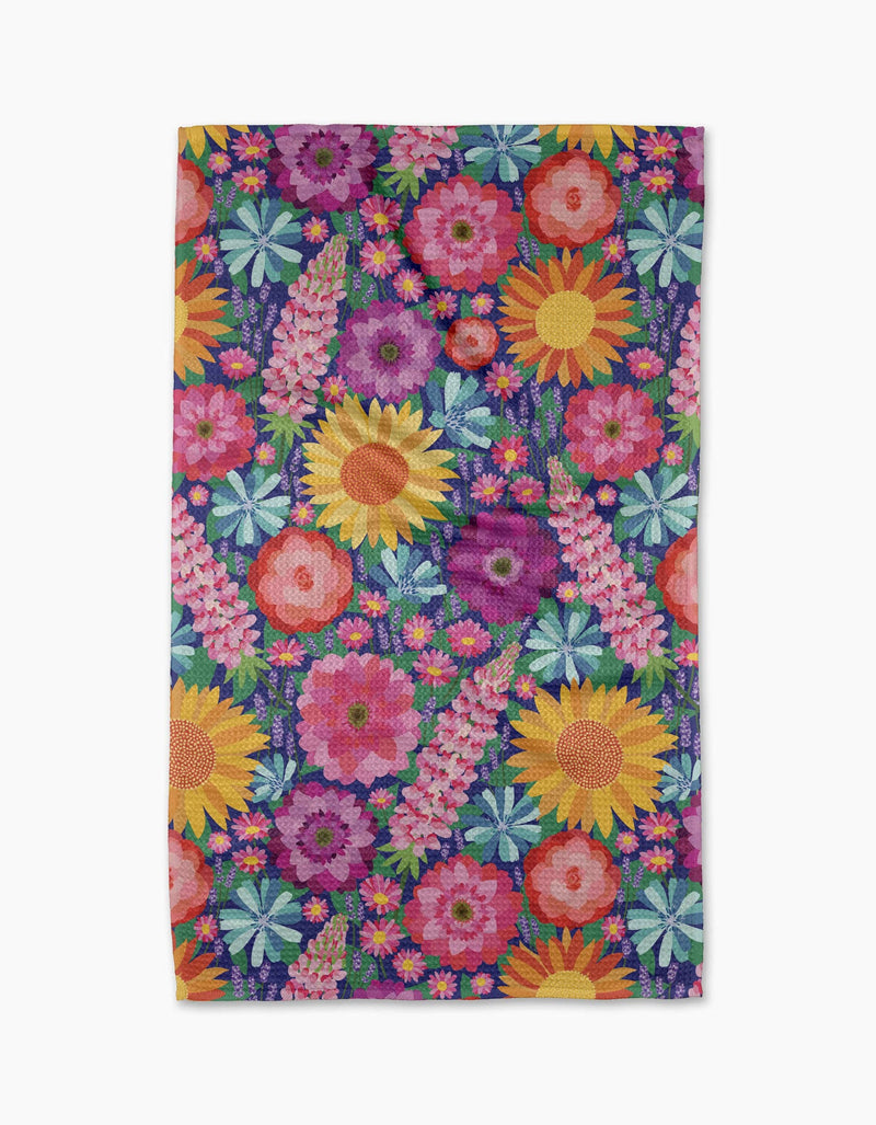 Geometry - Spring Blooms Tea Towel