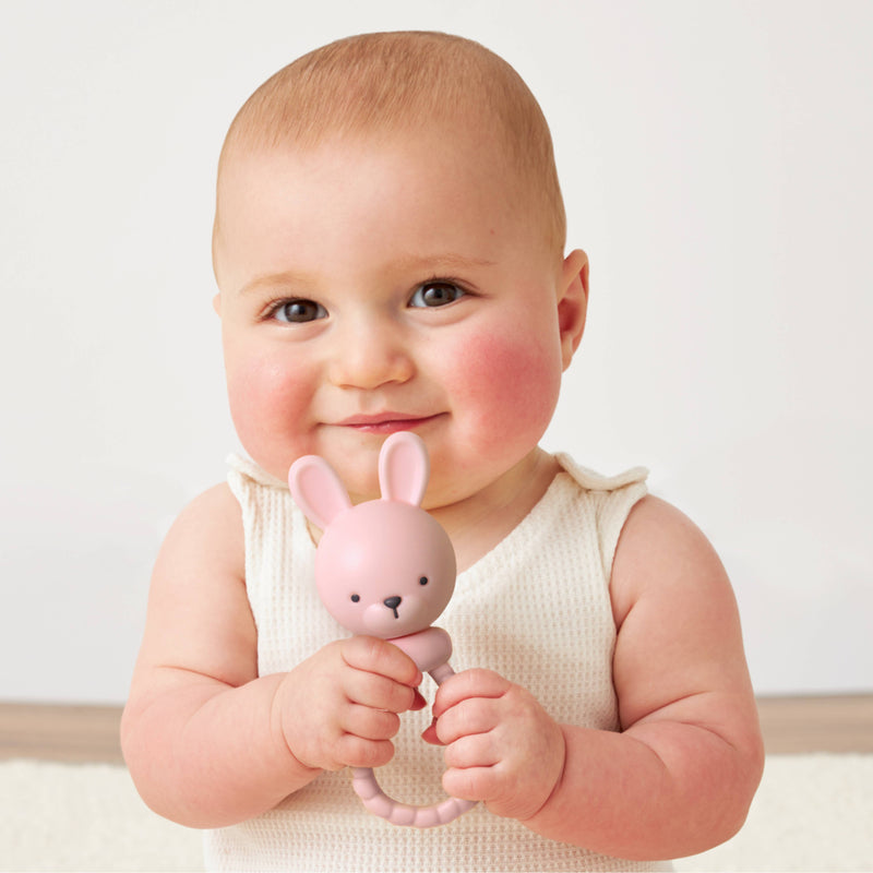 Itzy Ritzy - Pink Bunny Sweetie Rattle™
