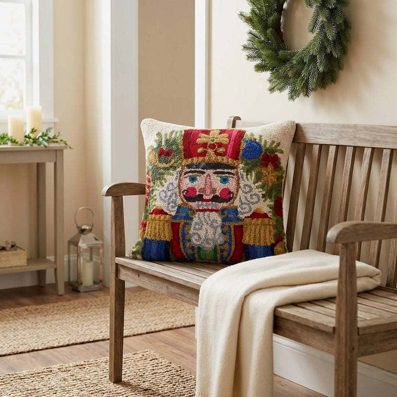 Peking Handicraft - NUTCRACKER HOOK PILLOW - The Pillow Shop